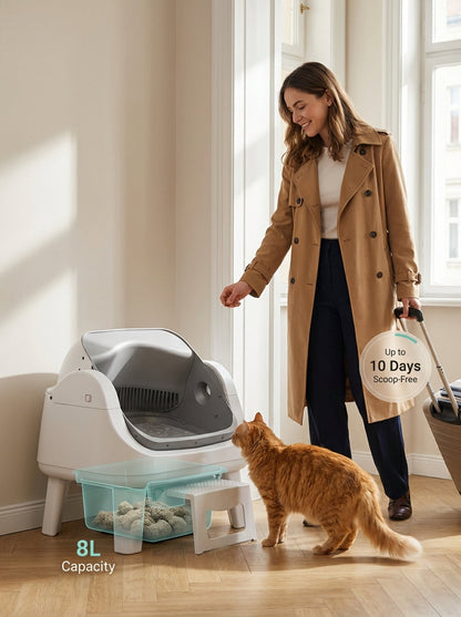 Auto Scooper 12 Lite Cat Litter Box