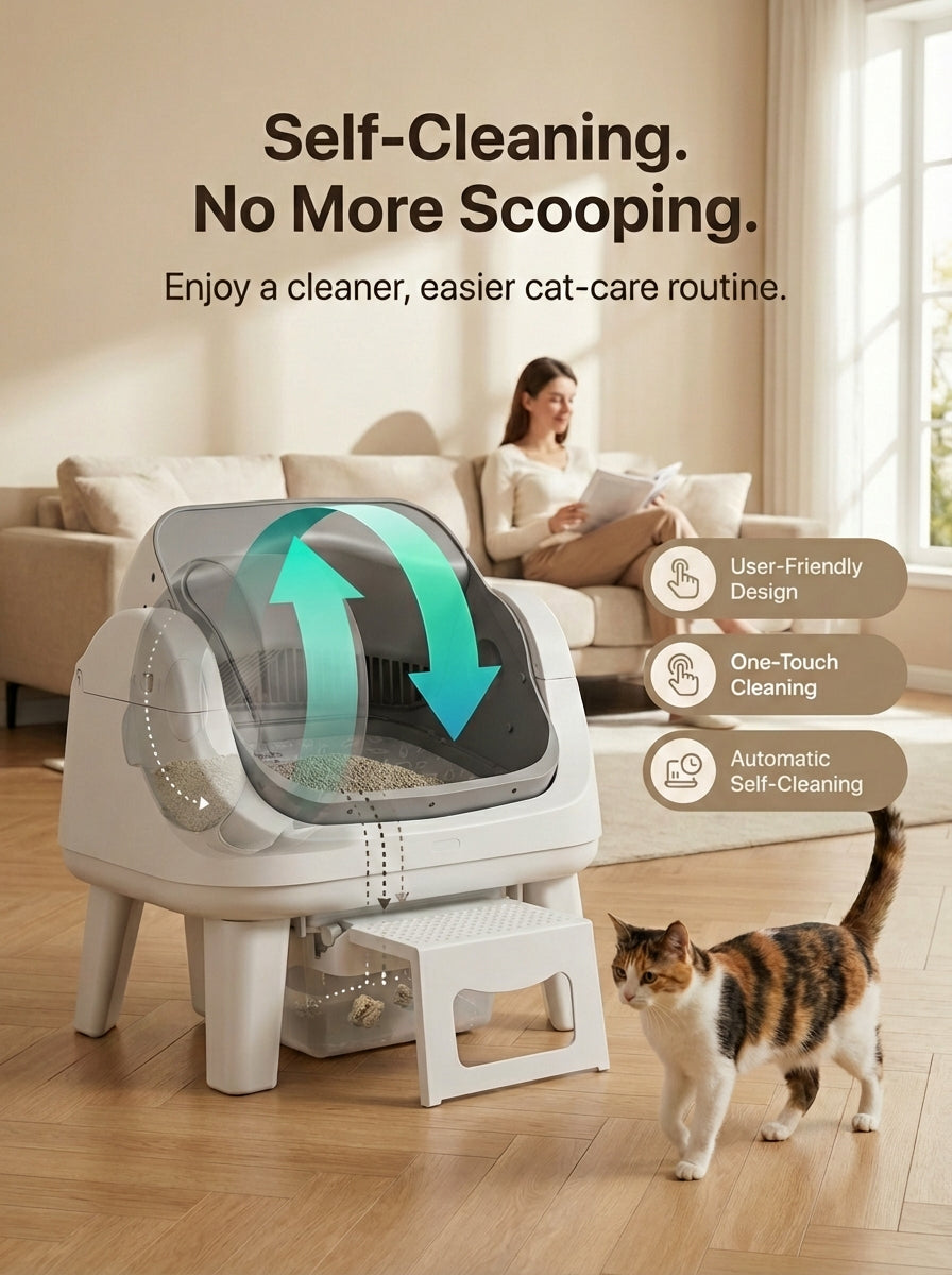 Auto Scooper 12 Lite Cat Litter Box