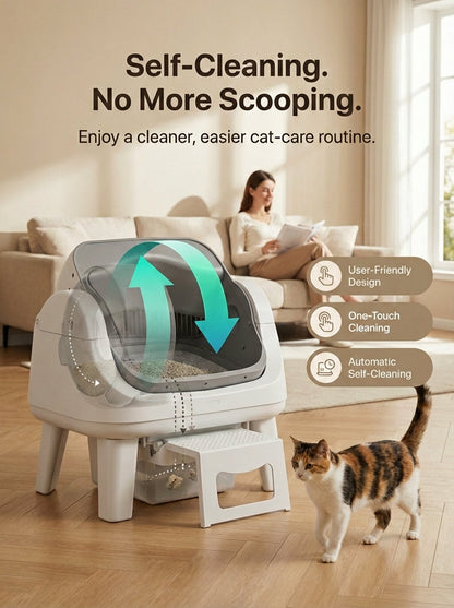 Auto Scooper 12 Lite Cat Litter Box