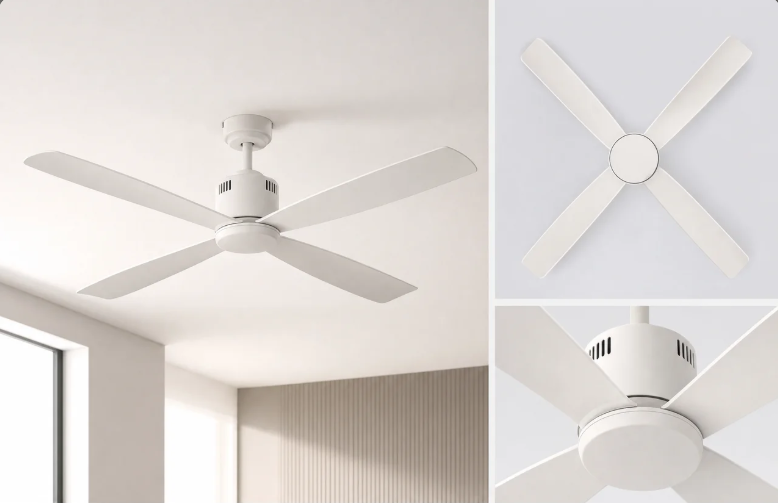 WHY YOU’LL LOVE IT Kitteridge 52” Indoor White Ceiling Fan