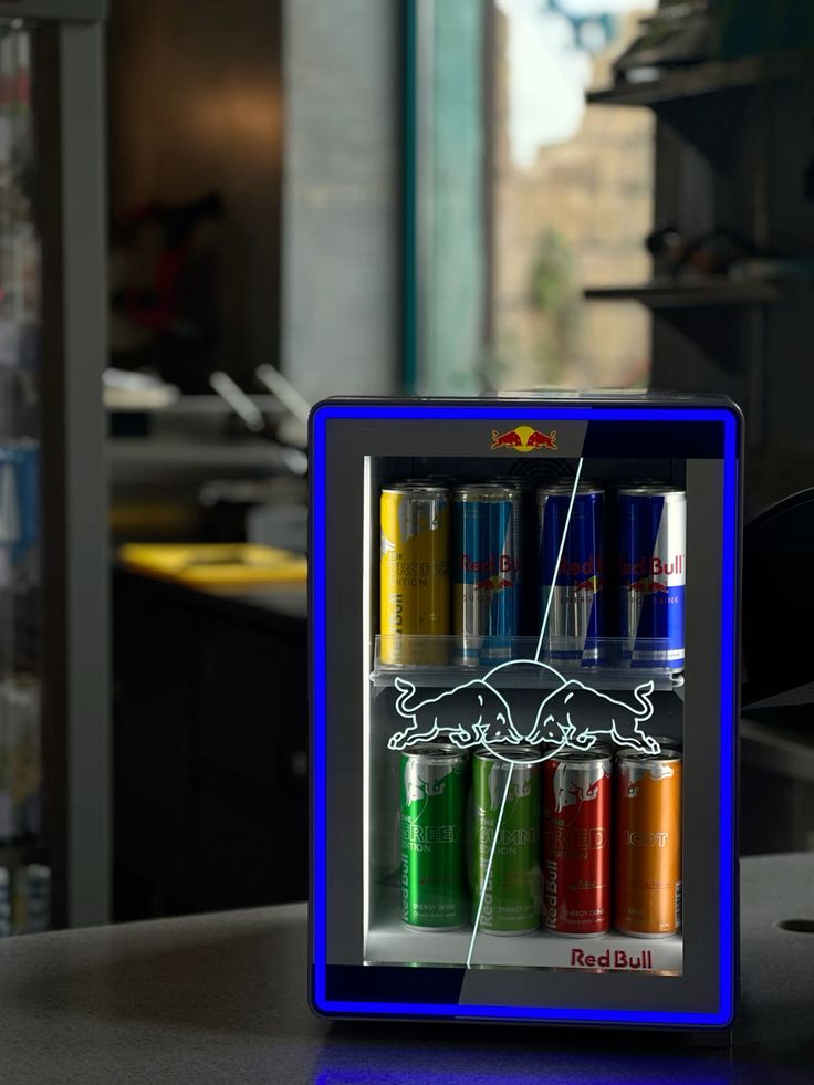 WHY YOU'LL LOVE THIS RED BULL MINI FRIDGE