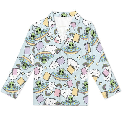 Long Pajama Set - Aliens