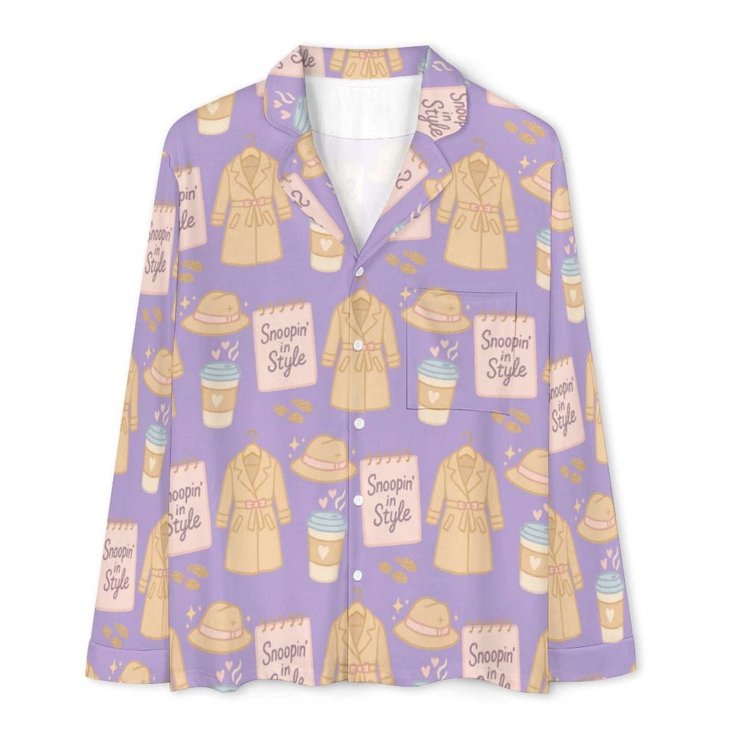 Long Pajama Set - Snoopin' In Style