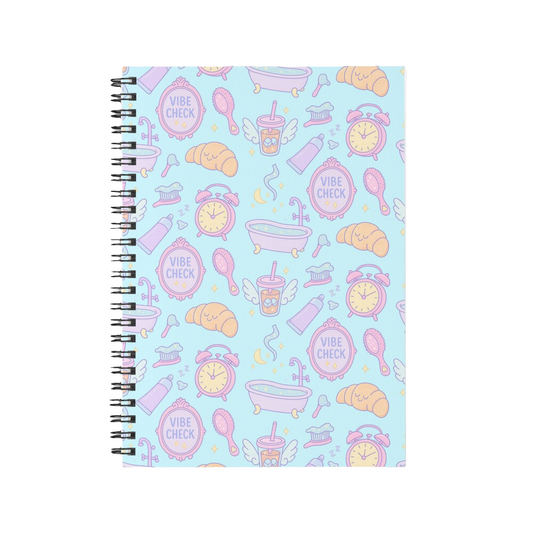 Spiral Notebook - Morning Routine - Vibe Check