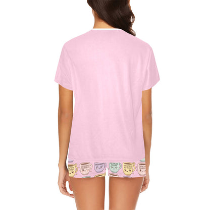 Short Pajama Set - Sassy Cups