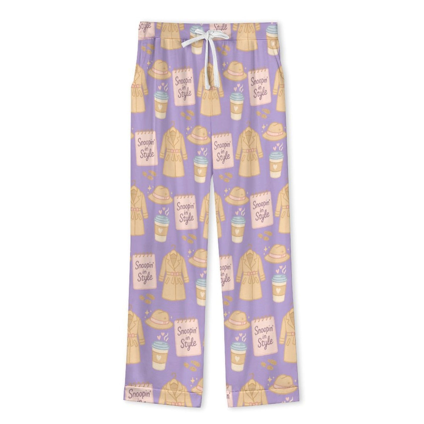 Long Pajama Set - Snoopin' In Style