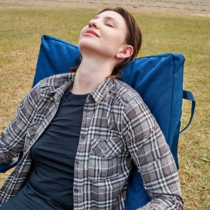 EVER ADVANCED Collapsible Patio Rocking Camping Chair
