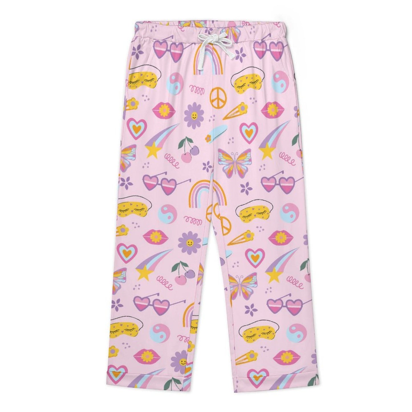 Long Pajama Set - Cutesy Sleep Print