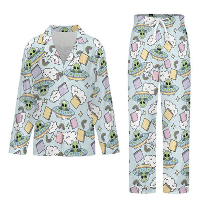 Long Pajama Set - Aliens