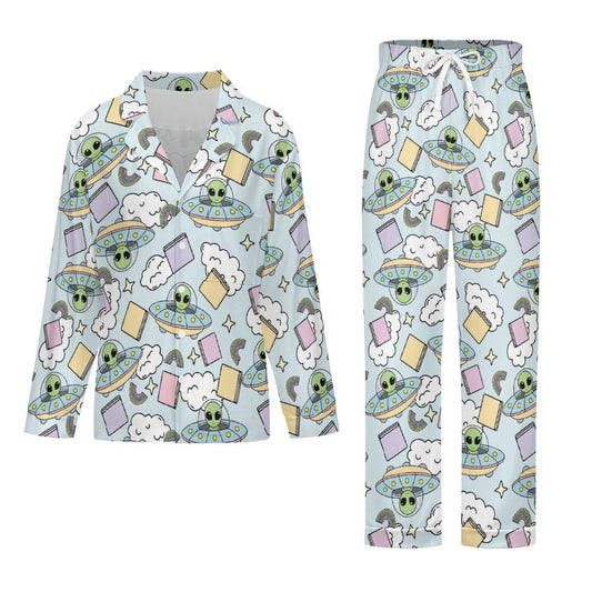 Long Pajama Set - Aliens