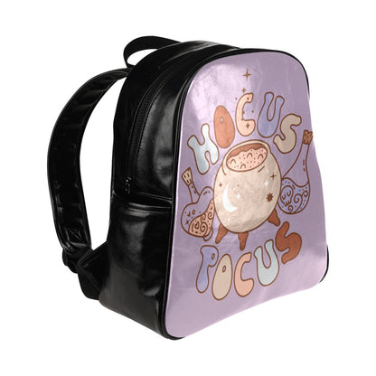 Faux Leather Backpack - Pastel Purple - Hocus Pocus