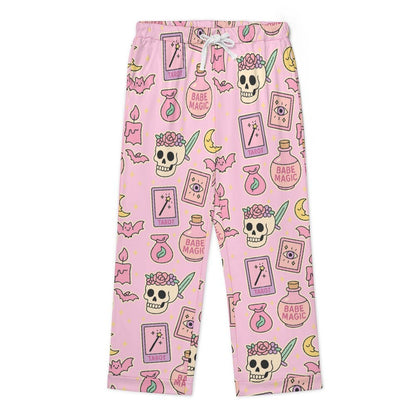 Pastel Pink Punky Rebel Skull