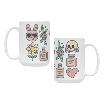 Rebel Bunnies Custom Ceramic Mug (15OZ)