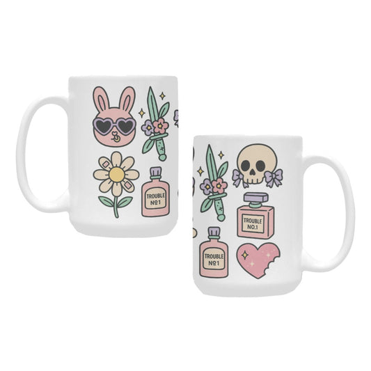 Rebel Bunnies Custom Ceramic Mug (15OZ)