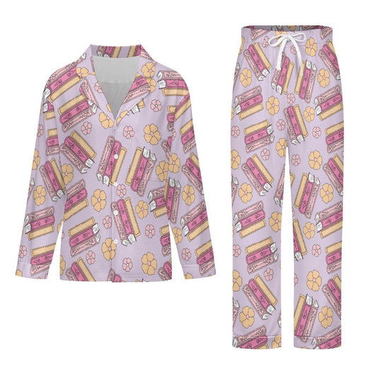 Long Pajama Set - Book Lover