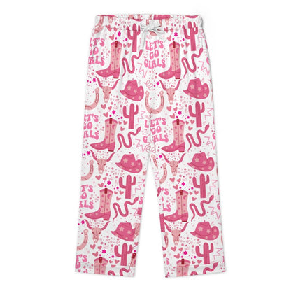 Long Pajama Set - Let's Go Girls