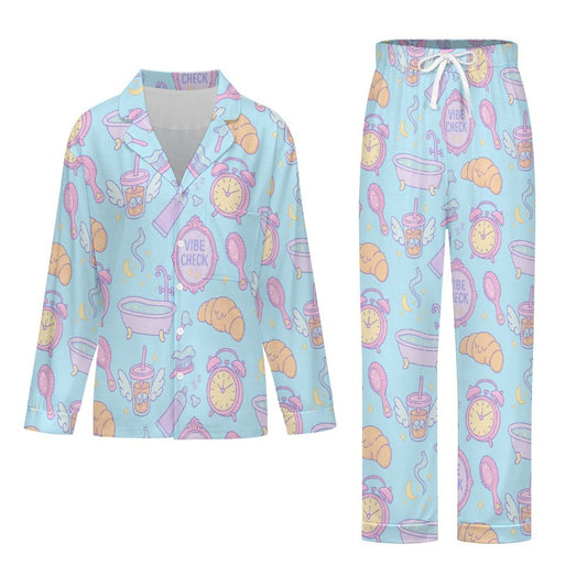 Long Pajama Set - Vibe Check