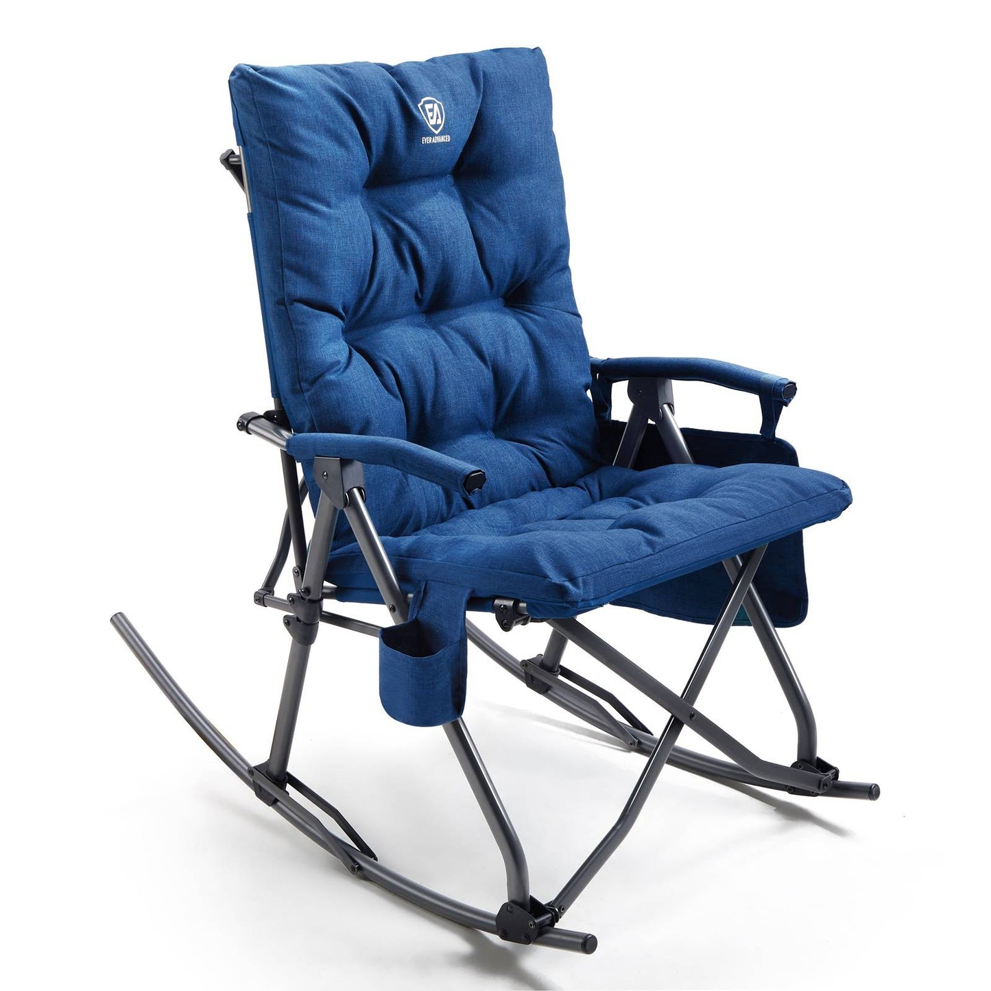 EVER ADVANCED Collapsible Patio Rocking Camping Chair - Portal Outdoors
