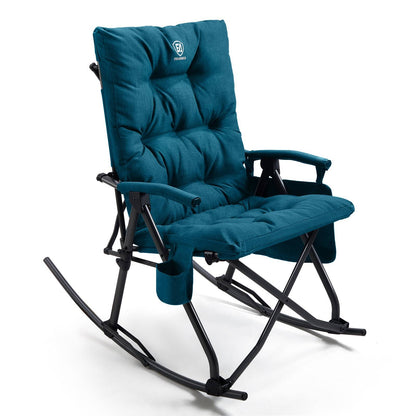 EVER ADVANCED Collapsible Patio Rocking Camping Chair - Portal Outdoors