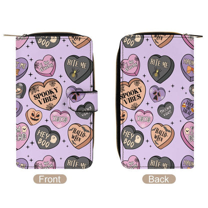 Wallet - Halloween Candy Hearts