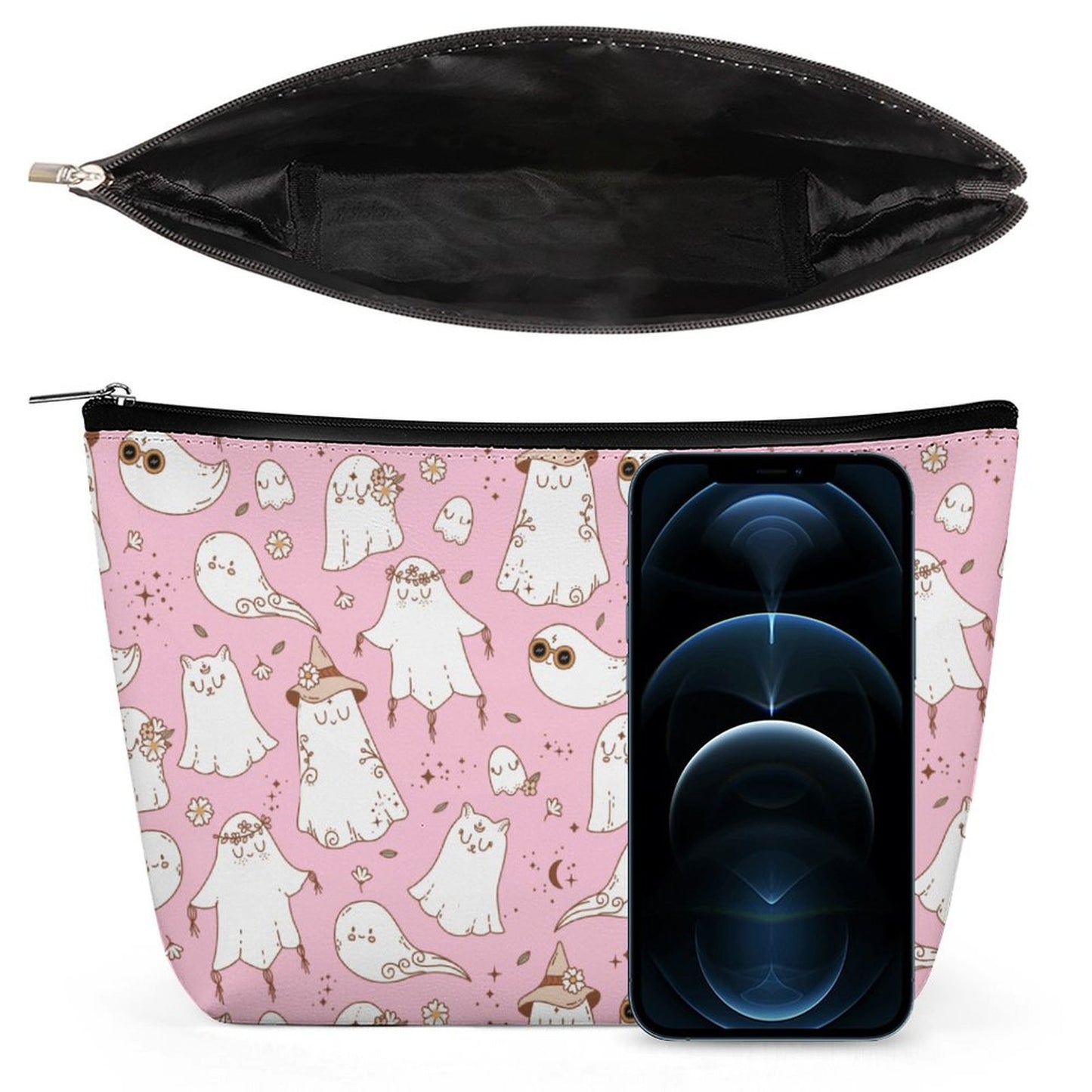 Cosmetic Bag - Spooky Pink Design