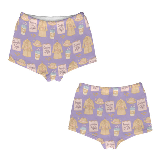 Flannel PJ Shorts - Snoopin' In Style