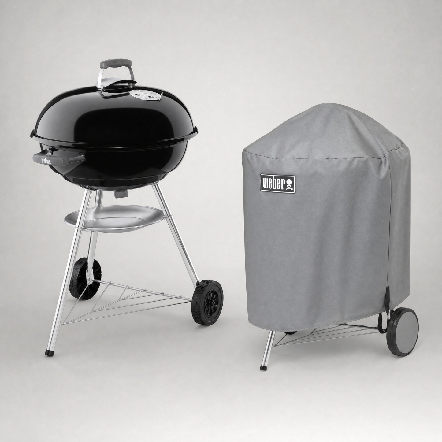 Jumbo Joe Premium 22 in. Charcoal Grill in Black with Steel Cooking Grate