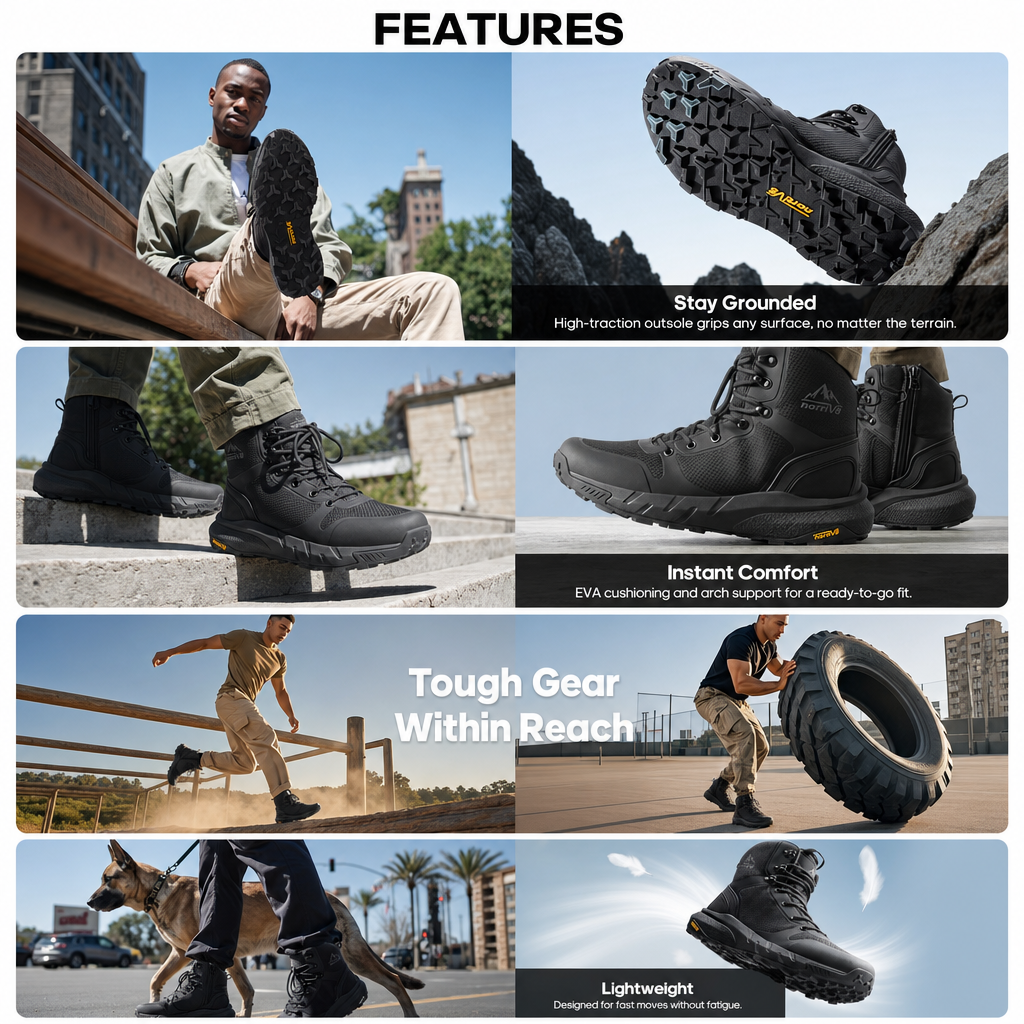 Lightweight boots that keep up with you