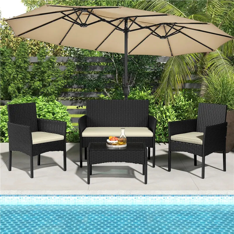 4 Piece Outdoor Reception Set