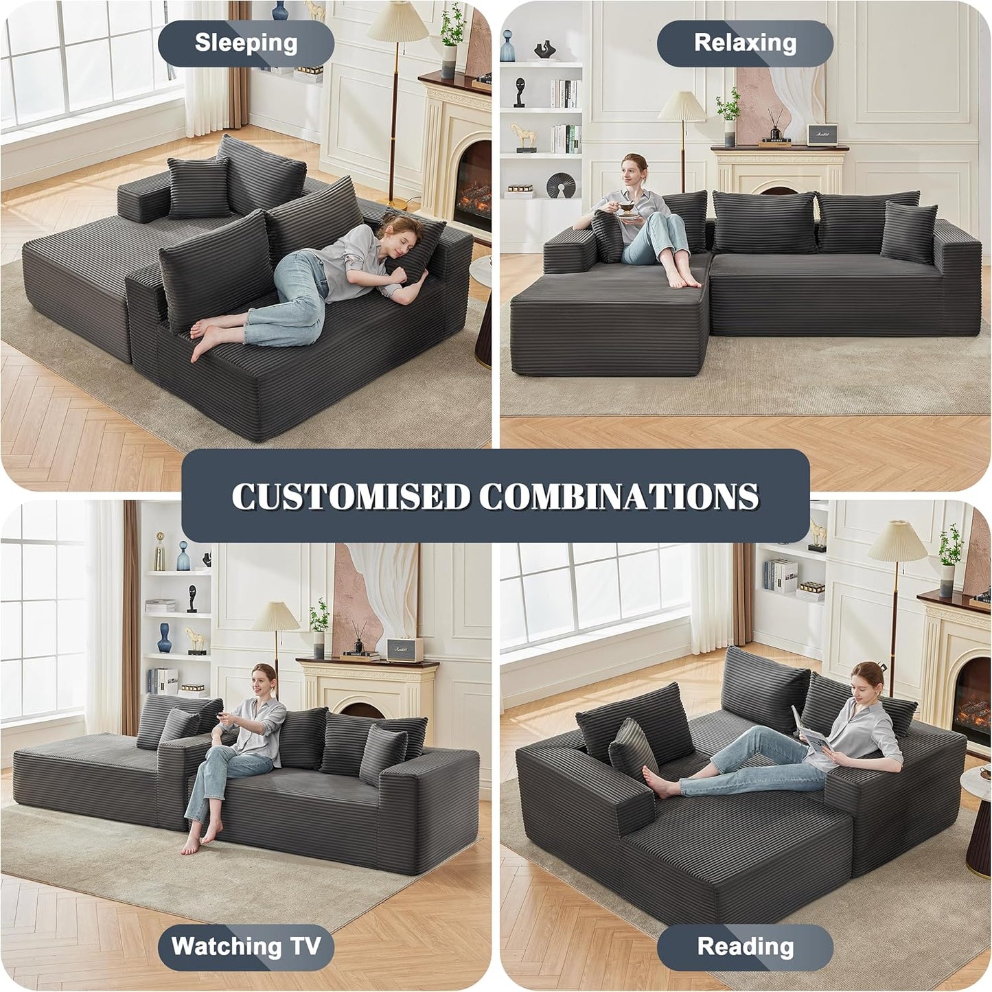 Marlow Boneless Cloud Couch "NINE"