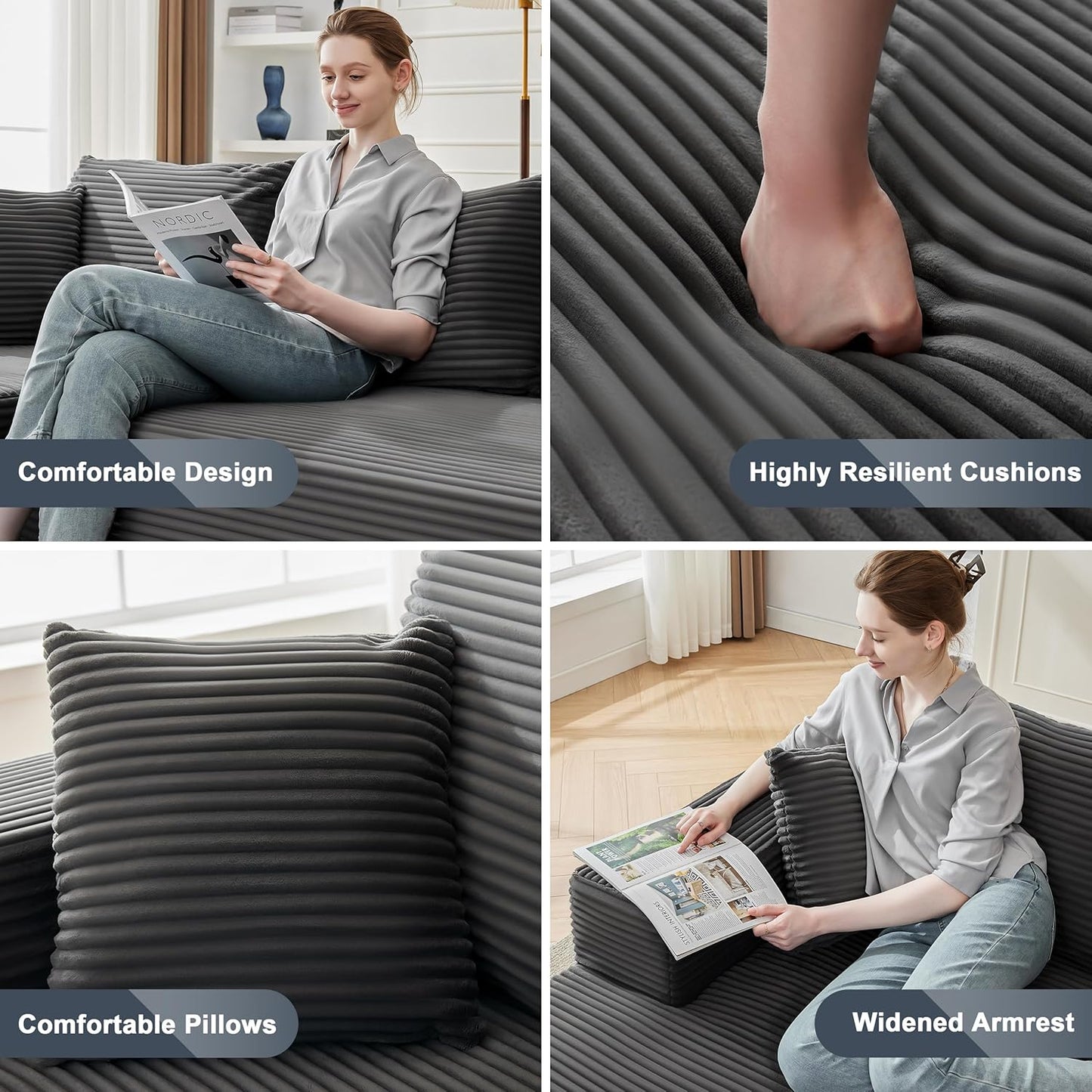 Marlow Boneless Cloud Couch "NINE"