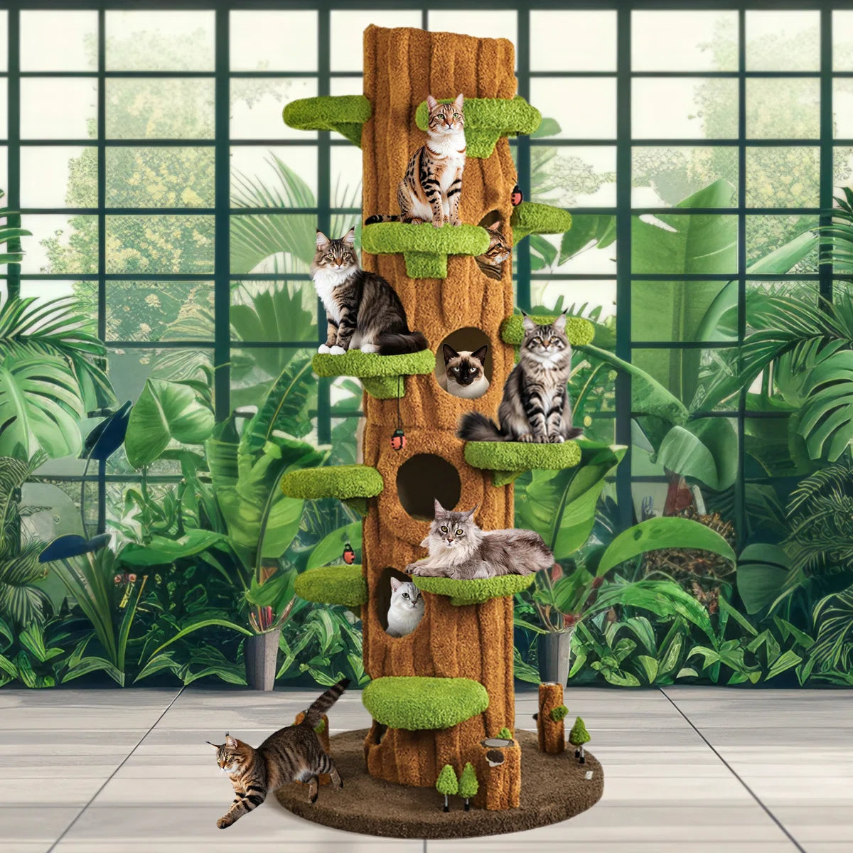 Marlow Solid Wood Cat Condo VIP