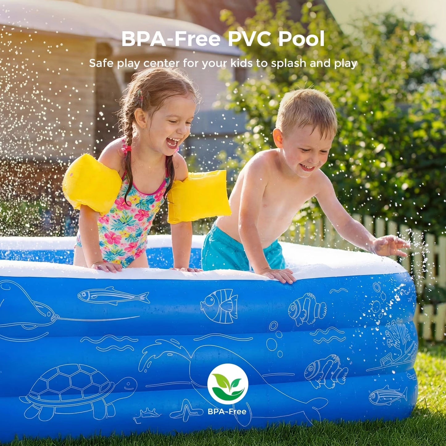 10ft Kids Inflatable Pool